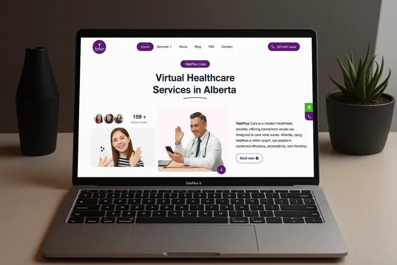 Virtual Healthcare - Branding & Web project by kiwitechlabs