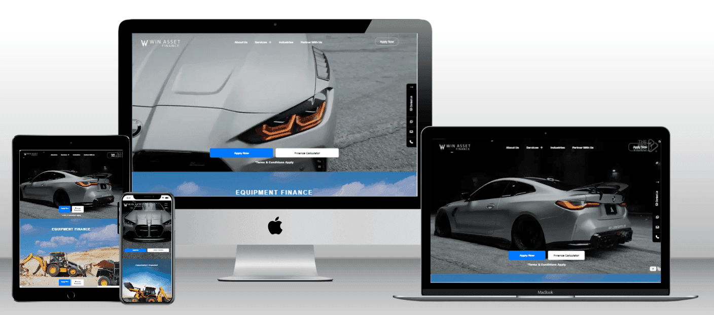 Win Asset Finance - Web Design project by kiwitechlabs