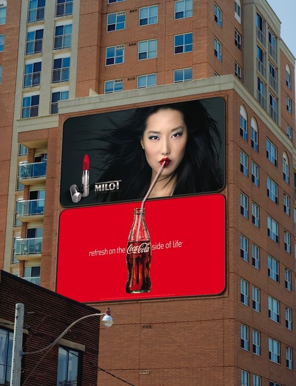 Billboard advertising layout — large-format outdoor concept